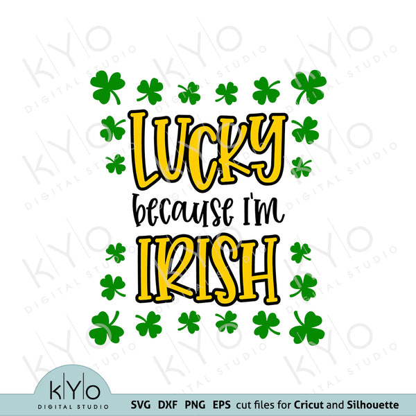 One Lucky Mama SVG • St Patricks Day T-shirt Design SVG Cut Files Cricut  Sublimation