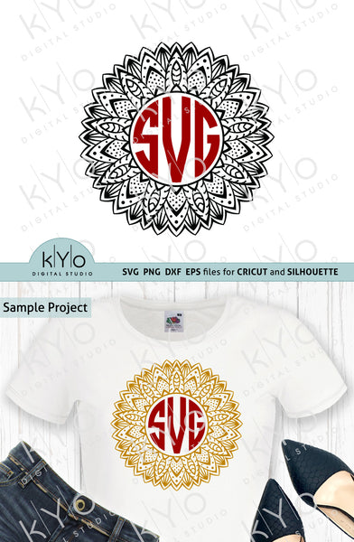 Download Mandala Svg Mandala Monogram Svg Bundle