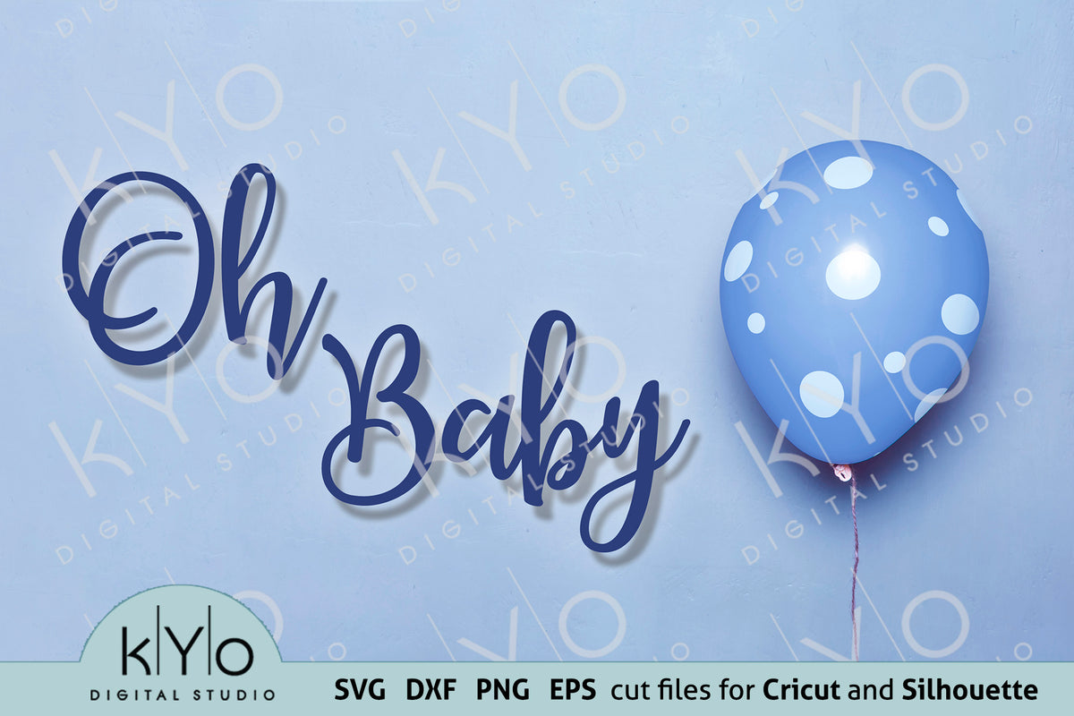 Download Oh Baby Svg Printable Jpg Gender Reveal Card 04