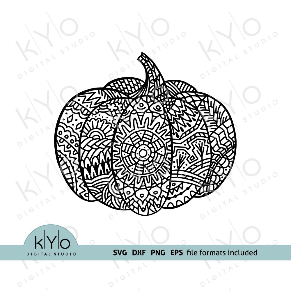 Free Layered Pumpkin Mandala Svg SVG PNG EPS DXF File