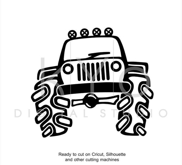 Download Hand Draw Jeep Silhouette Svg Png Files For Cricut