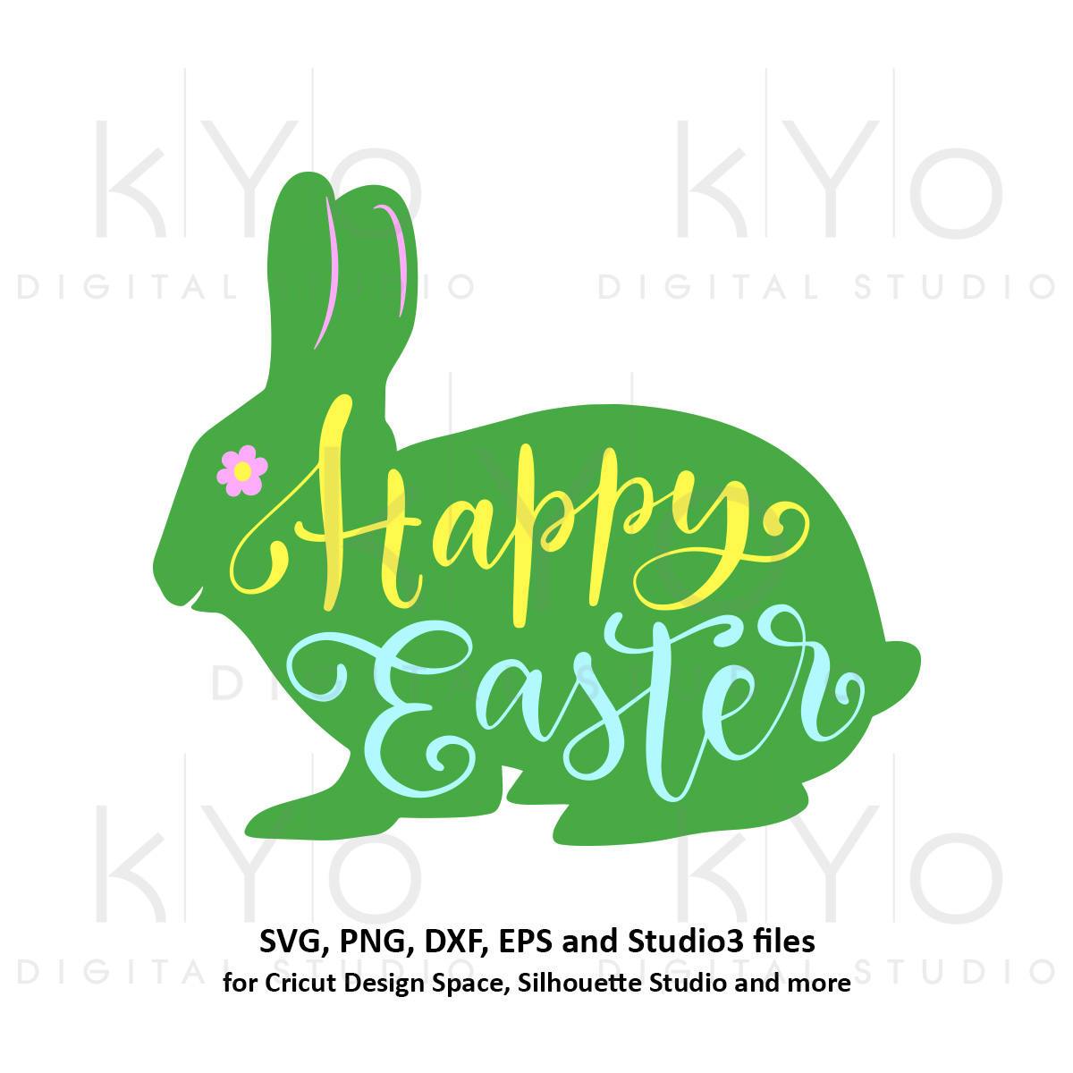 Download Happy Easter svg Easter bunny SVG egg hunting svg Hand ...