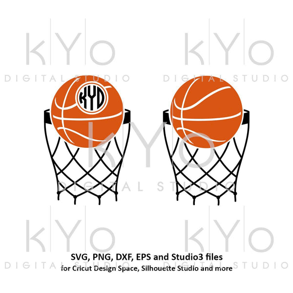 Basketball Monogram Svg Basketball Net Svg Basketball Love Svg Kyodigitalstudio Com