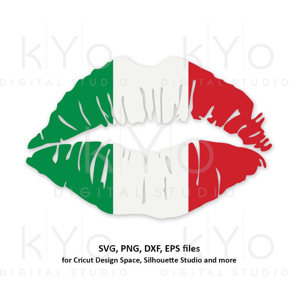 Download Italy flag Girl Lips svg Italian flag svg Italian shirt ...