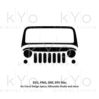 Jeep Wrangler Front Grill Svg Jeep Silhouette Svg Jeep Shirt Design Of Kyodigitalstudio Com