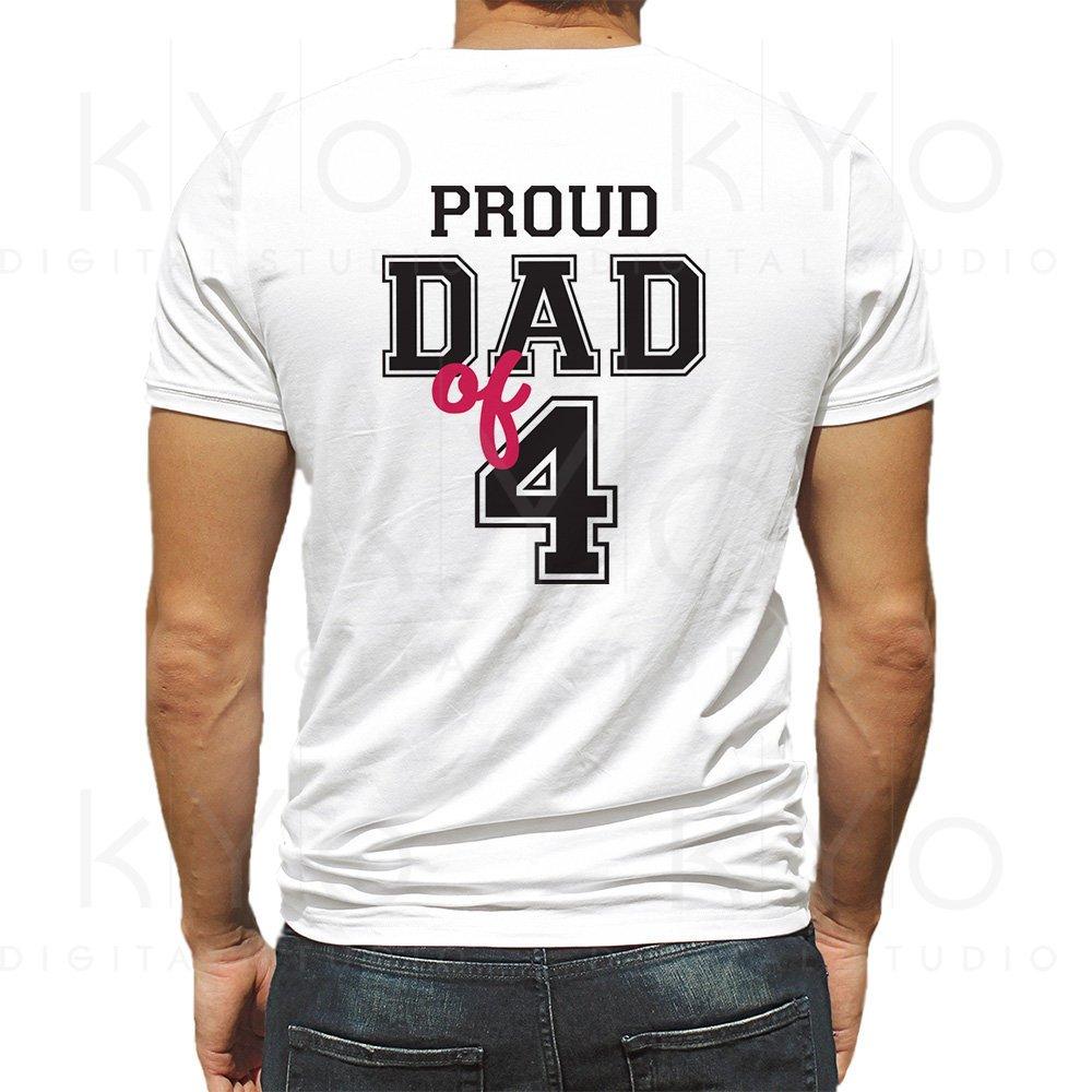 Download Proud dad of four shirt design svg, Proud dad svg, Fathers day svg, Fa - kYo Digital Studio
