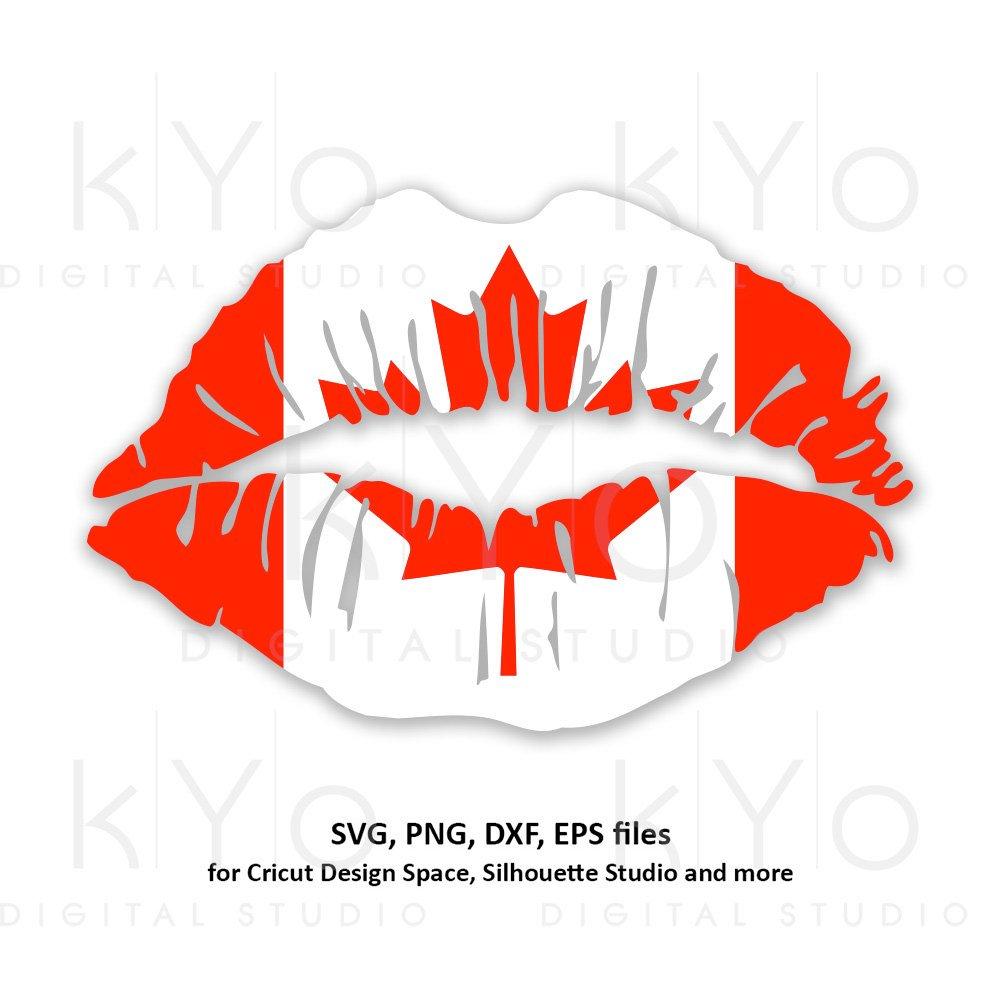 Download Canada Girl Lips svg Canadian flag svg Canada Day svg ...