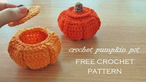 Crochet Pumpkin Pot Pattern