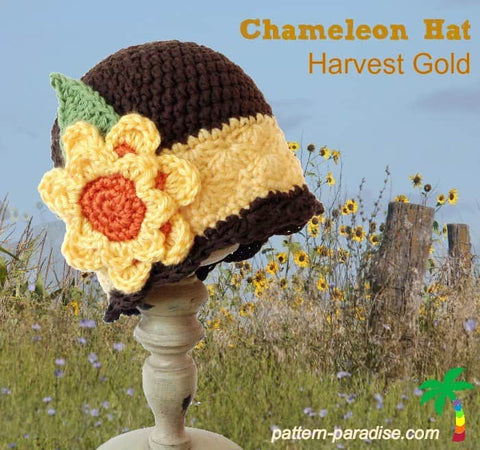 FREE CROCHET PATTERN – HARVEST GOLD HAT