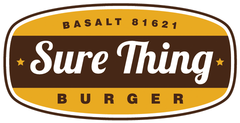 Sure Thing Burger Logo