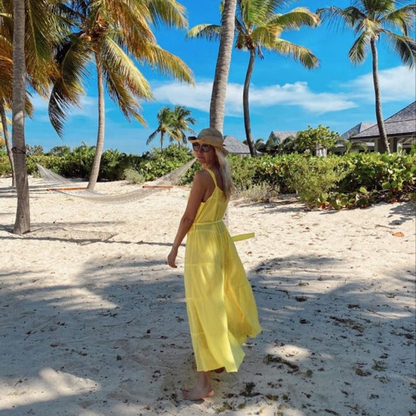 Melissa Odabash Fru Yellow Beach Dress