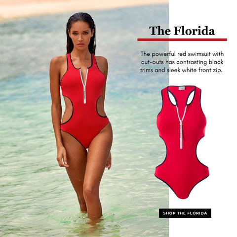 Florida Red Eco Swimsuit