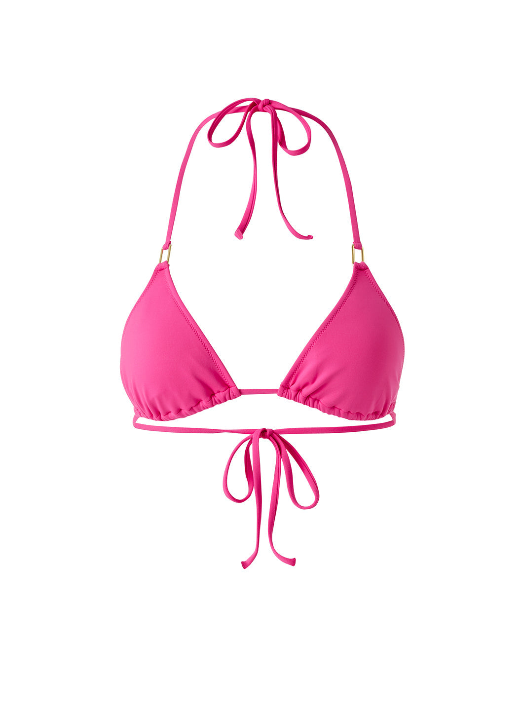 Melissa Odabash Cancun Fuchsia Triangle Bikini Top | Official Website
