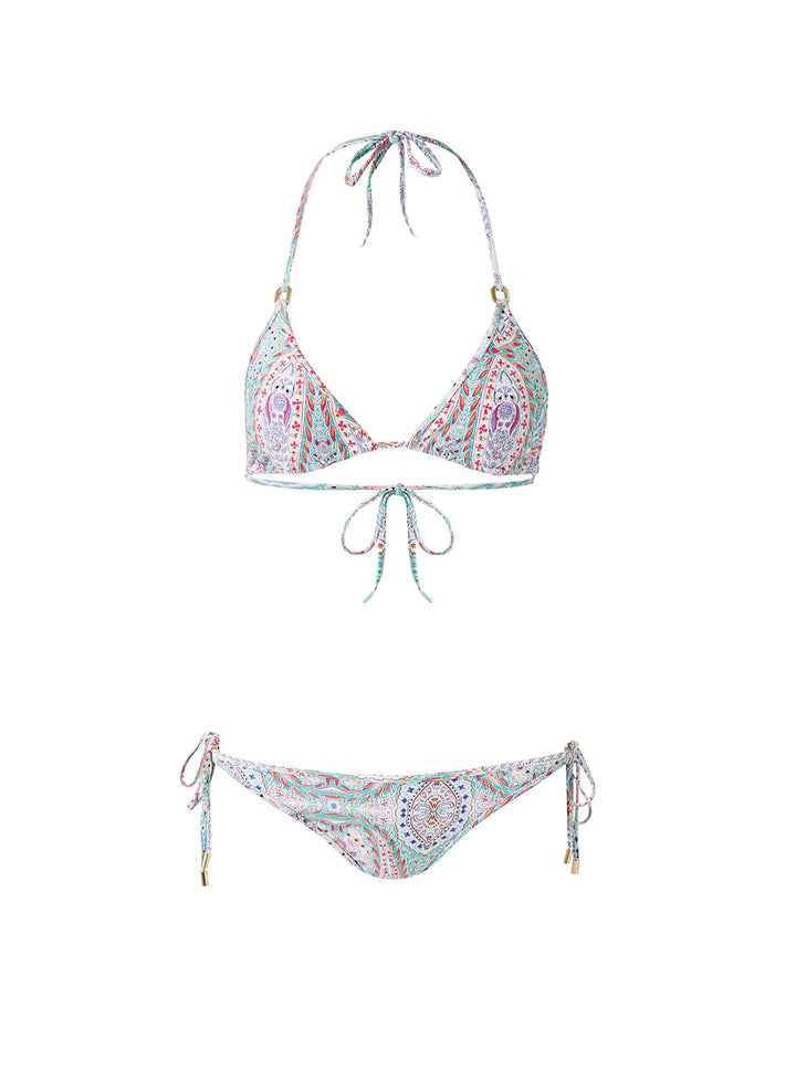 Melissa Odabash Malta Artemis Hexagon Ring Trim Triangle Bikini ...