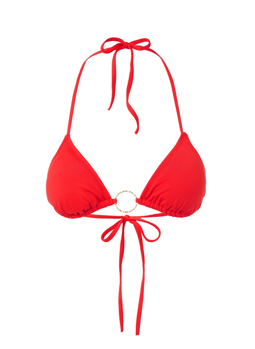 Miami Red Triangle Ring Bikini | Melissa Odabash