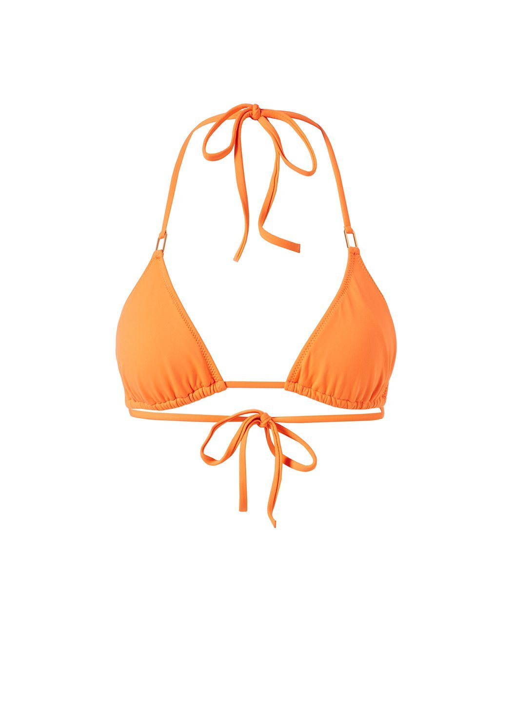 Melissa Odabash Cancun Orange Classic Triangle Bikini Top | Official ...