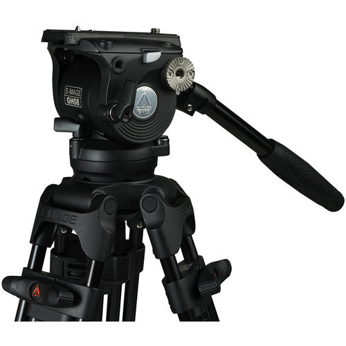 E-Image EG08A2 Video Tripod Kit GH08 with Head & GA752 Legs