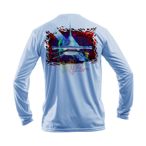 Torn Flag Long Sleeve Performance Tee – Sea Fear