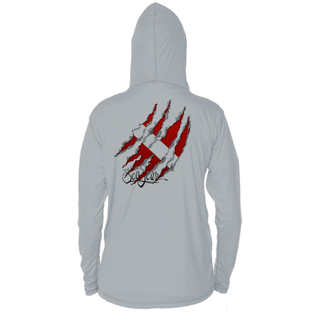 Rash Guard, Hoodie, Torn Flag