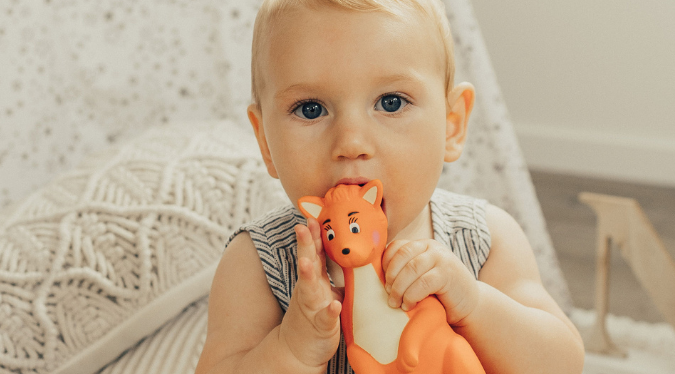 Mizzie The Kangaroo the best Toy for a teething baby