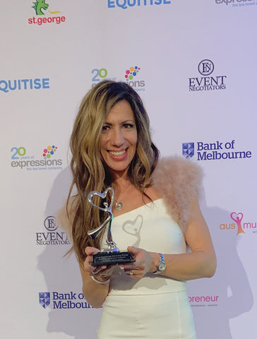 2nd place for product innovation at the Ausmumpreneur Awards