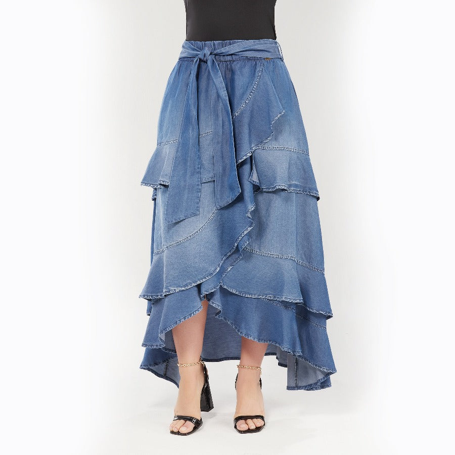 Fashionable women's skirt with boleros – Bianchi Moda