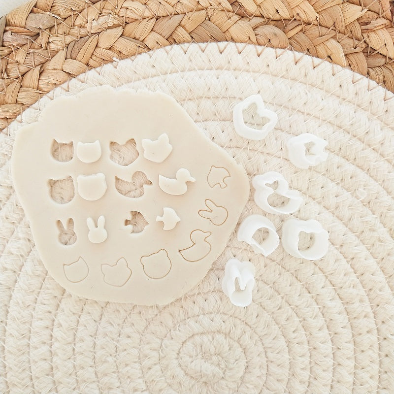 kowanii Duck Rabbit Cookie Cutter Fondant Biscuit Mold 6 Pieces
