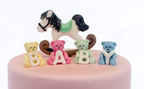 kowanii Baby Teddy Bear Mold для украшения тортов, кексов, сахарных изделий и конфет силиконовые формы для помадки