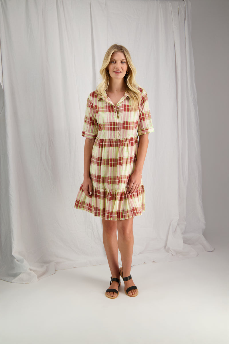 Josie Dress| Tartan – Tuesday Label