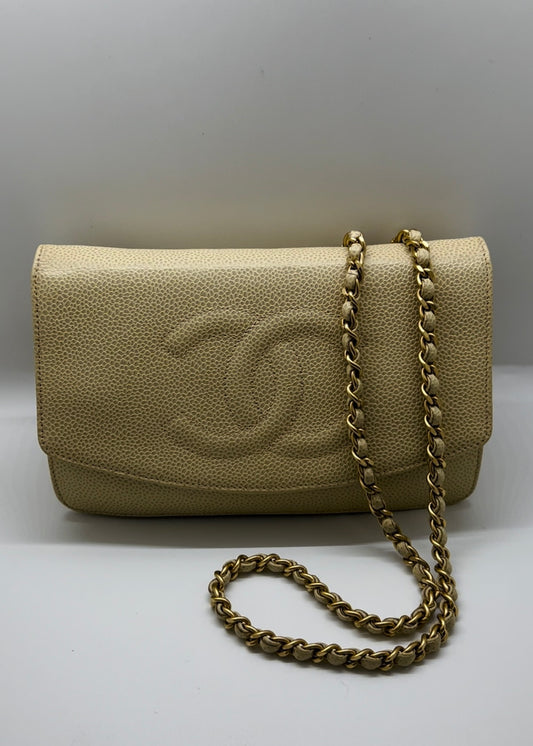 Chanel Vintage Mini Diamond CC Barrel Bag