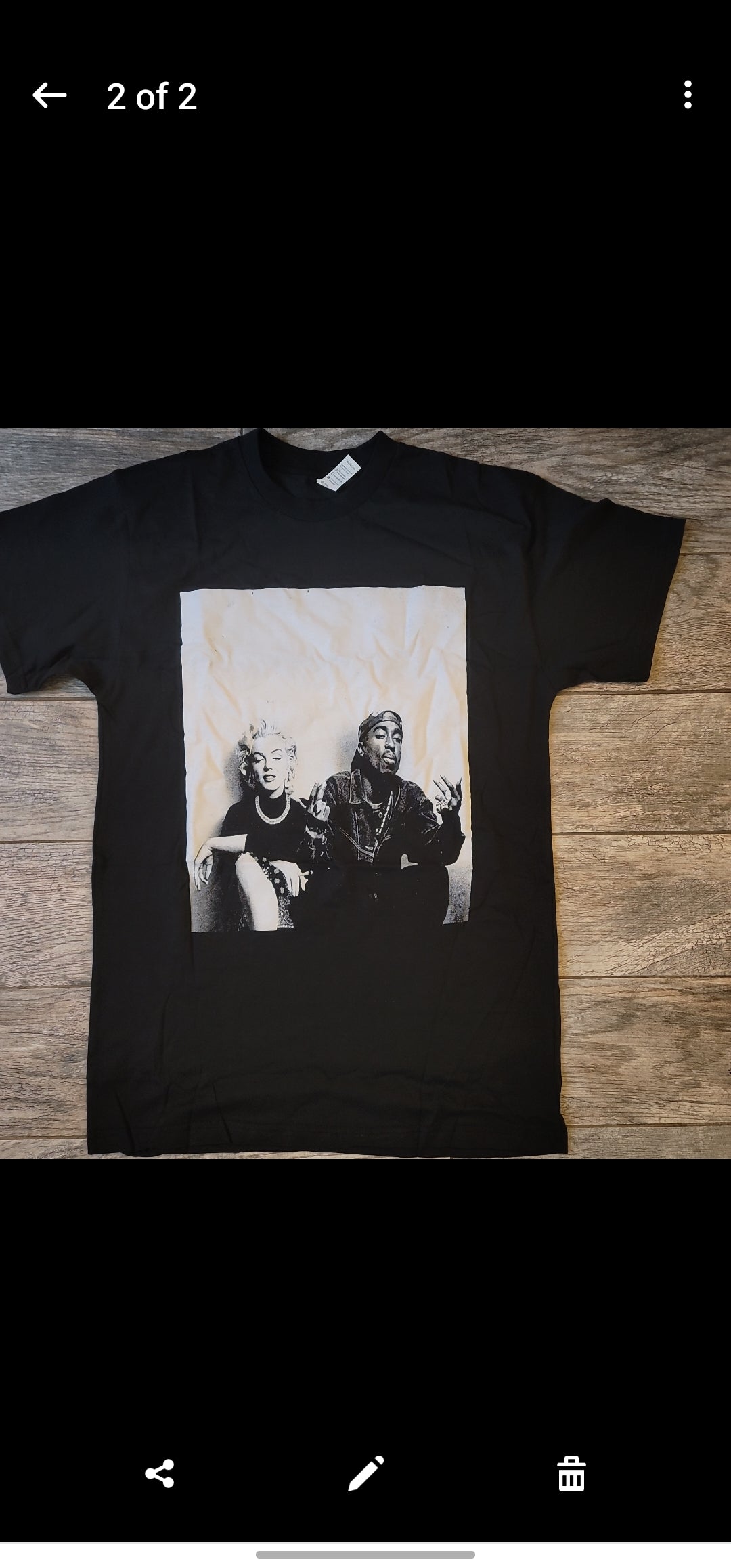 2pac and Marilyn Monroe Tshirt – Cstylez Apparel