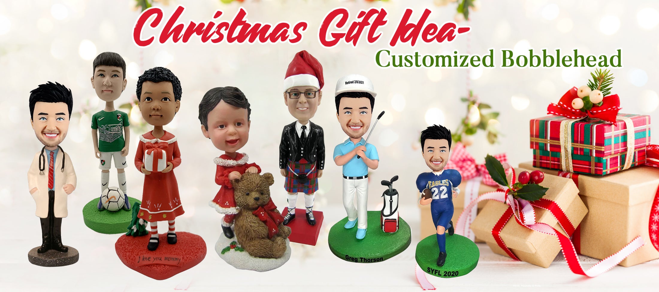 Creative Ideas For Christmas Gifts - Custom Bobbleheads – BobbleGifts