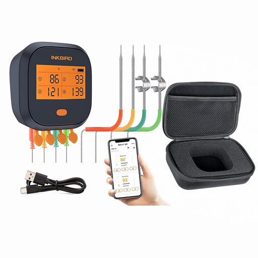 Inkbird 4-probe Wi-Fi meat thermometer is a backyard BBQ must at new $54  low (Reg. $110)