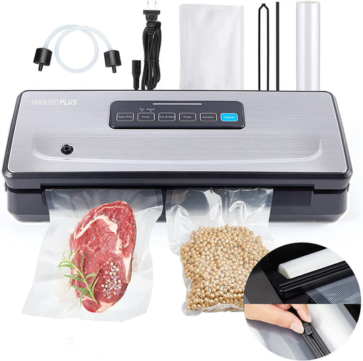 INKBIRDPLUS INK-VS02 -85 Kpa Vacuum Sealer Machine with Seal Bags