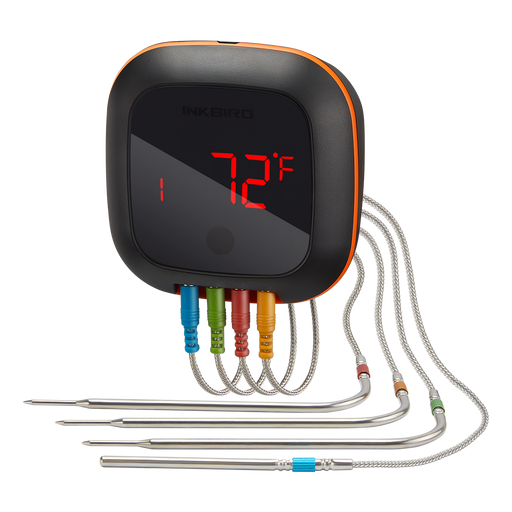 4X Set, Quad Sensors Wireless Meat Thermometer with Bluetooth, 650ft  Range