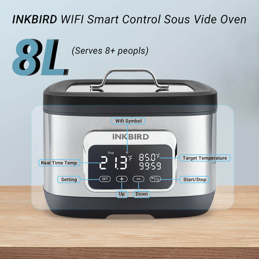 Inkbird ISV-200W Sous Vide, 1000W Wi-Fi - Grigliare Duro Shop