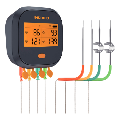 INKBIRD 1500FT Wireless Remote Meat Thermometer IRF-4S with 2