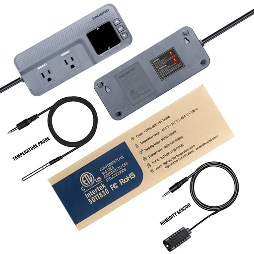 INKBIRD IHC-200 Pre-wired Digital Dural Stage Humidity Controller