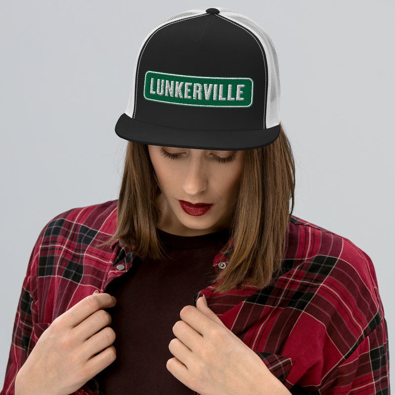 Lunkerville Yupoong Trucker Cap - Cheap Tackle