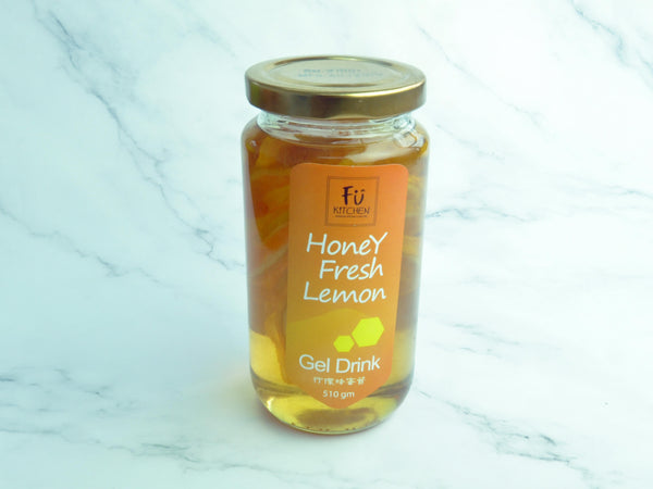 honey fresh lemon gel drink bottle 510g