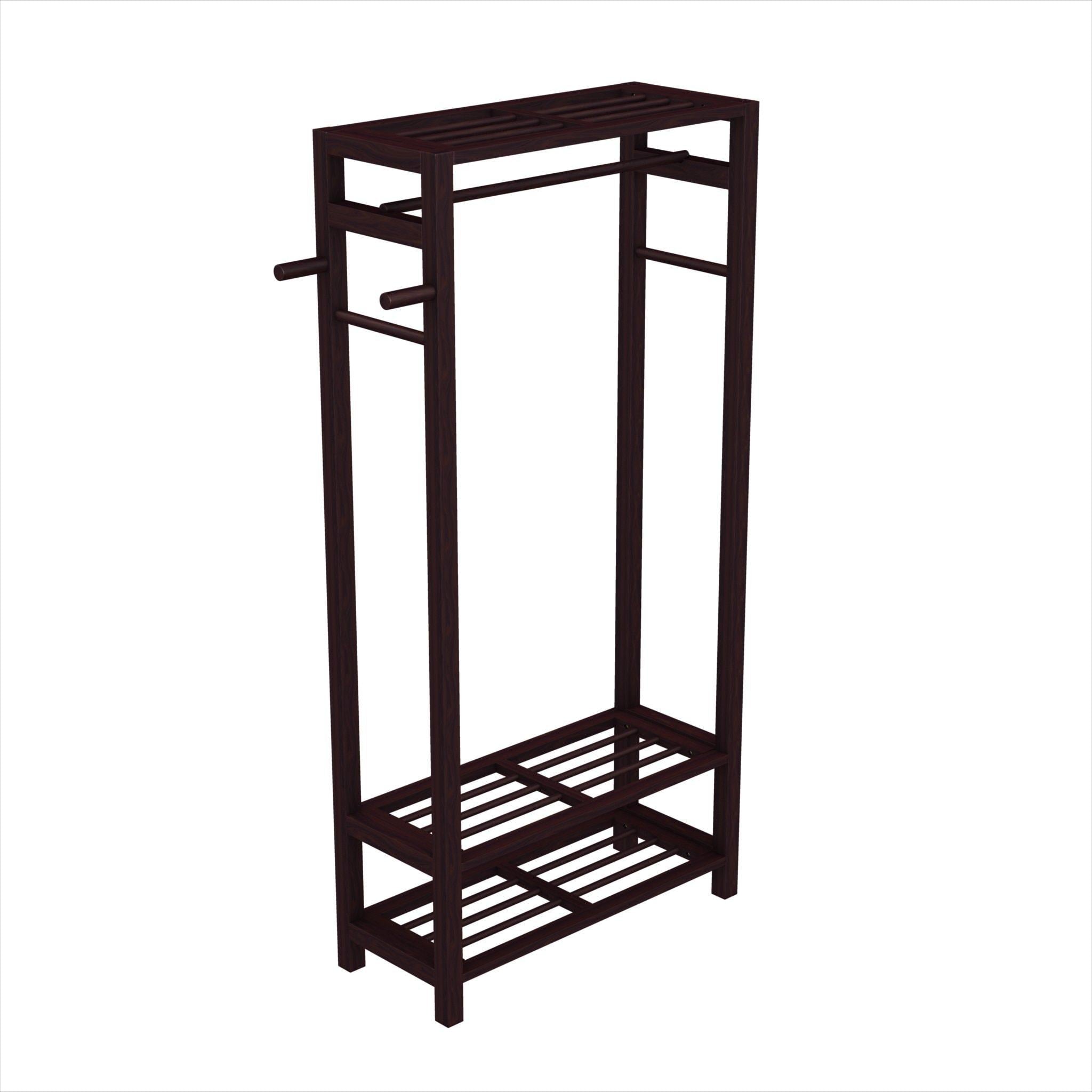 Shop Here Stony Edge Wood Coat Shoe Garment Rack And Hat Stand Contest Coupon