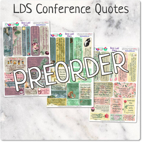 LDS General Conference Quotes Winter Colors