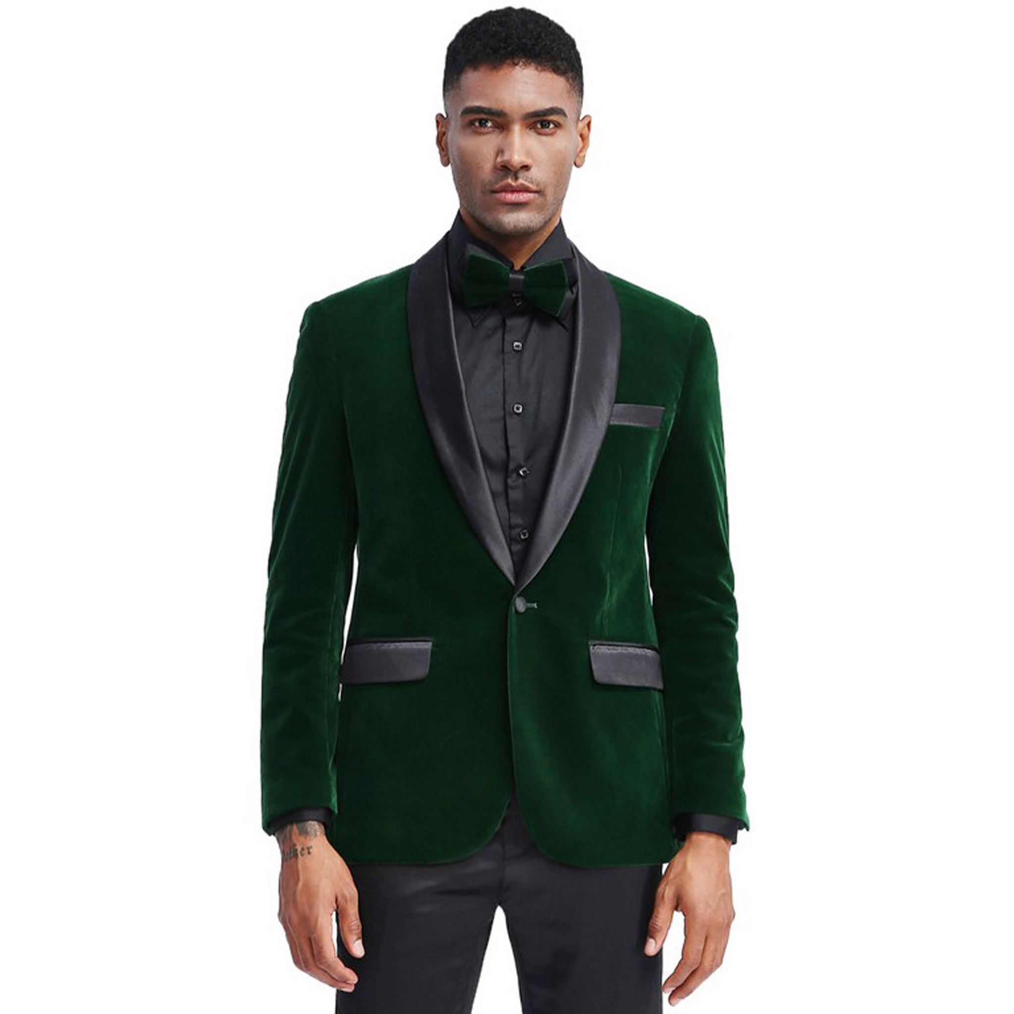 H. Green Velvet Slim Fit Sport Coat | D&K SUIT DISCOUNTERS