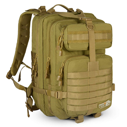 QT&QY 45L Military Tactical Backpacks Molle Army Assault Pack 3 Day Bug Out  Bag Hiking Treeking Ruck 