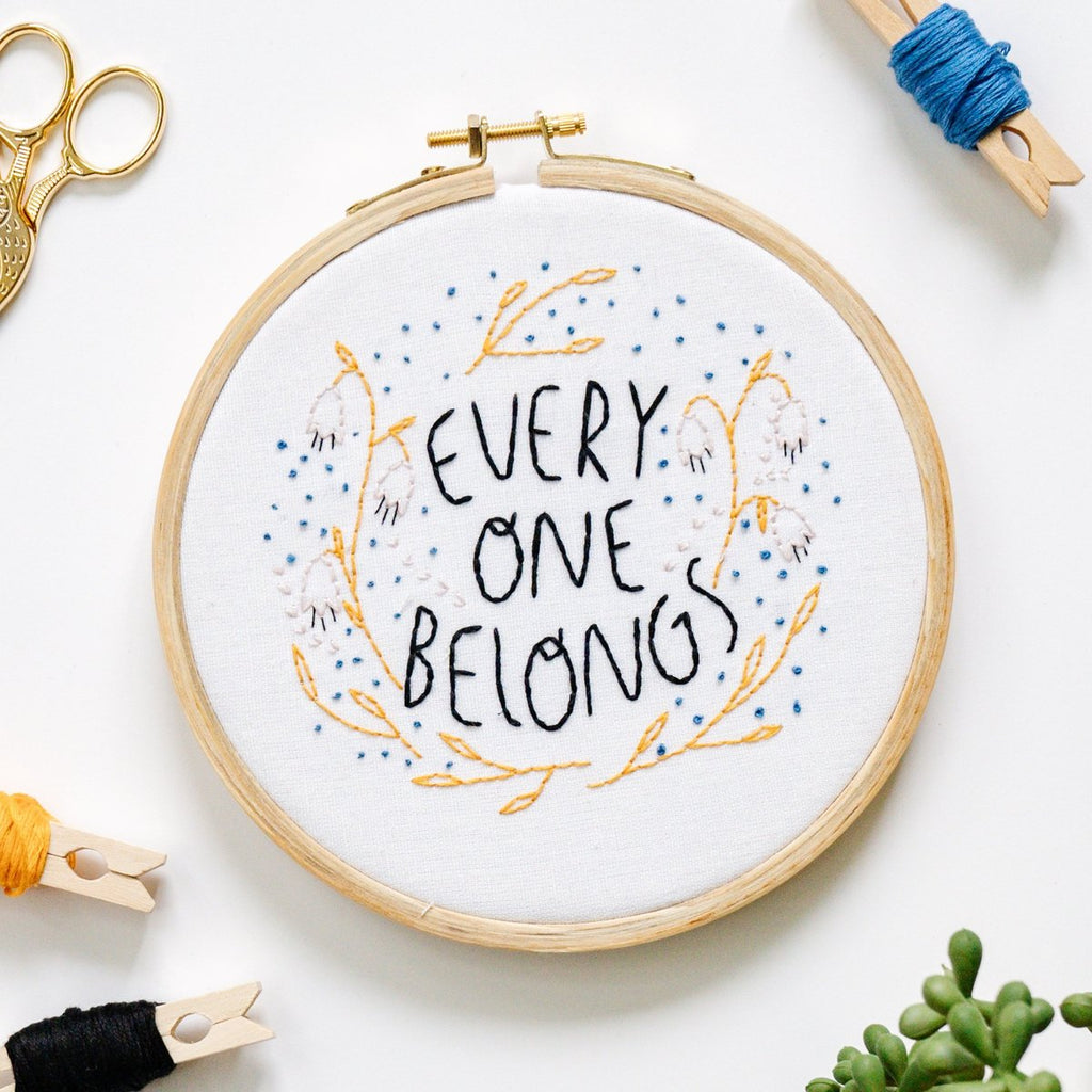 Be Kind Embroidery Kit, Easy Beginner Embroidery Craft Kit, Be Kind, DIY  Hand Embroidery Pattern, Craft Kit, Stay at Home Activity, DIY kit — I  Heart Stitch Art: Beginner Embroidery Kits + Patterns