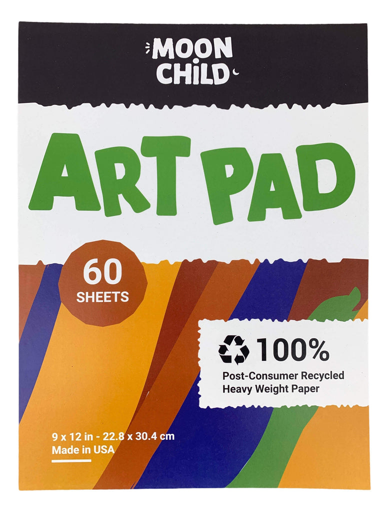 Funto Finger Paint Pad for Kids, 60 sheets total, 12”x16'', 2-Pack, Toddler  Painting Supplies, Tempera Paint Pad for Kids, Art Paper for Finger