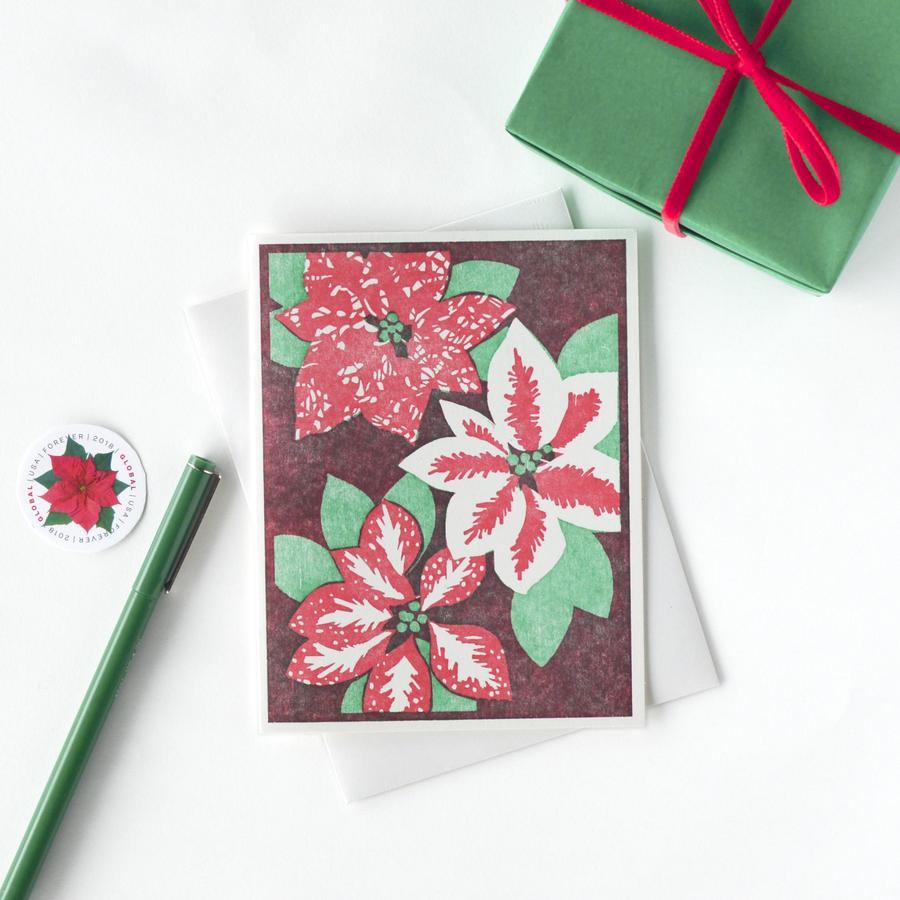 Poinsettia Gift Tags - Pack of 10 – LoveLight Paper