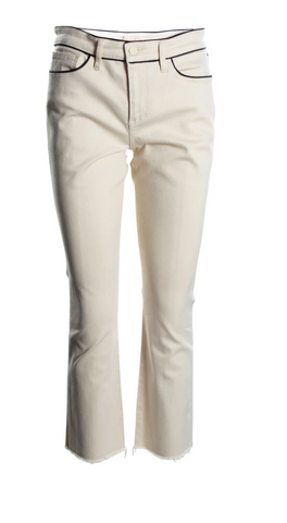 Tory Burch White Denim Jeans -Pre Owned Condition Excellent US28