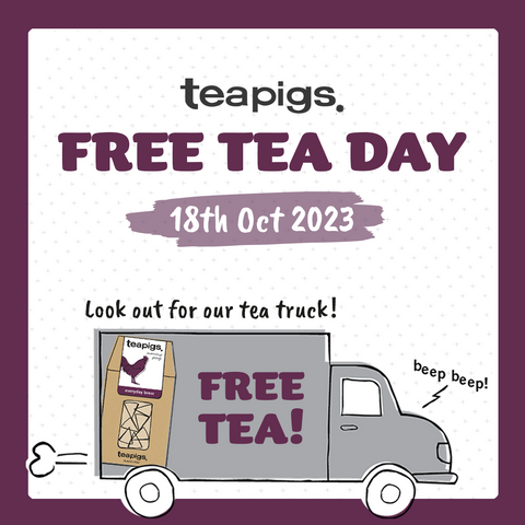 teapigs Hong Kong free tea day 2023