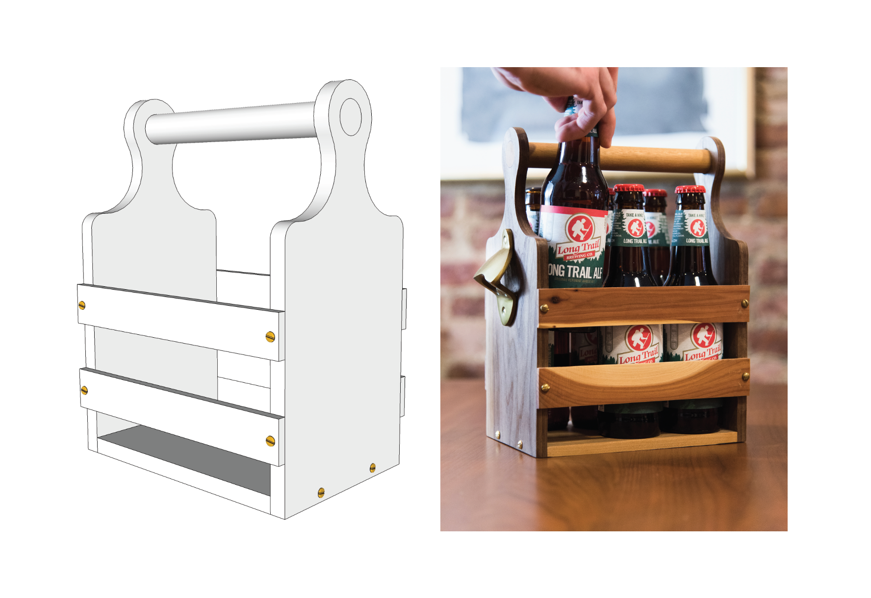 Beer Tote - Plans - Johnny Tromboukis Woodworks